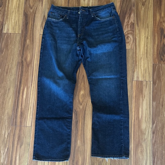 Lucky Brand Men's Deep Indigo Relaxed Jeans - Picture 1 of 7